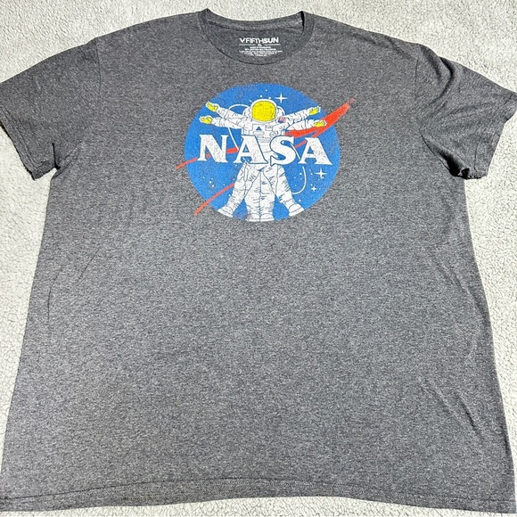 Vintage NASA Astronaut Tee Men’s/Unisex XL Fifth Sun Space Graphic T-Shirt - Picture 1 of 5